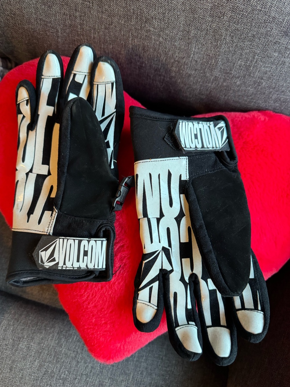 Volcom Super Pipe Skeleton Gloves S | Snowboard Winter Sport - Picture 2 of 5